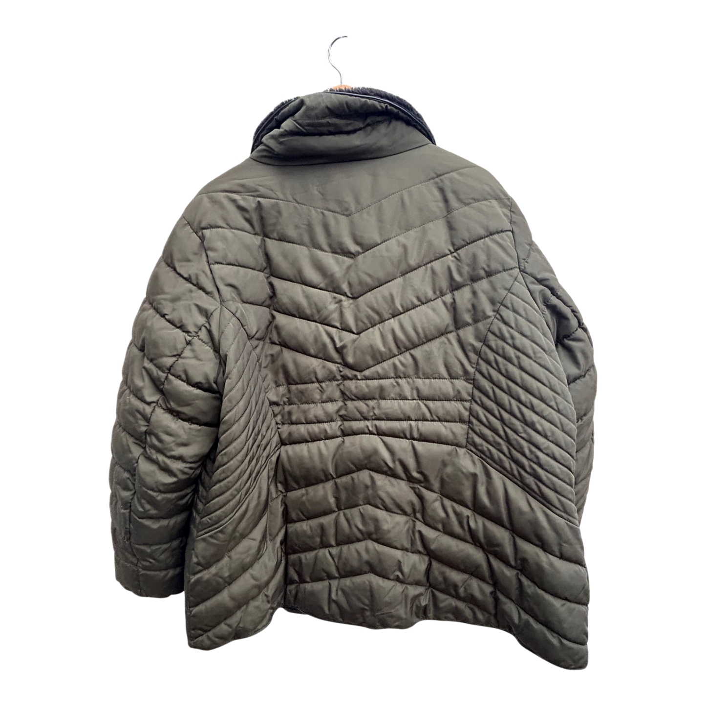 Yessica Jacke Damen Gr 52 Khaki Warm Steppjacke Winter Übergangsjacke Reißverschluss