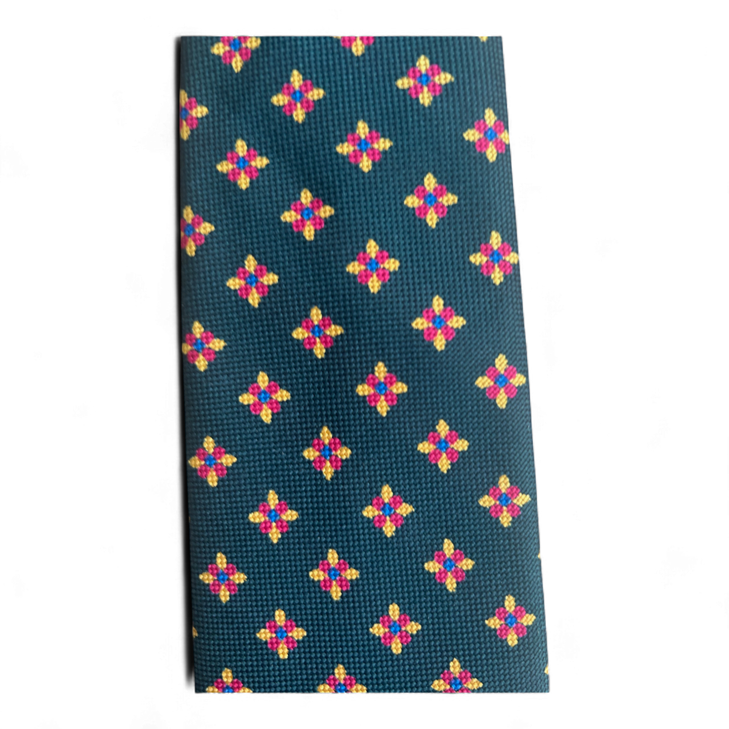 Designer Krawatte HACKETT - London - Racing-Green mit auffälligem Muster