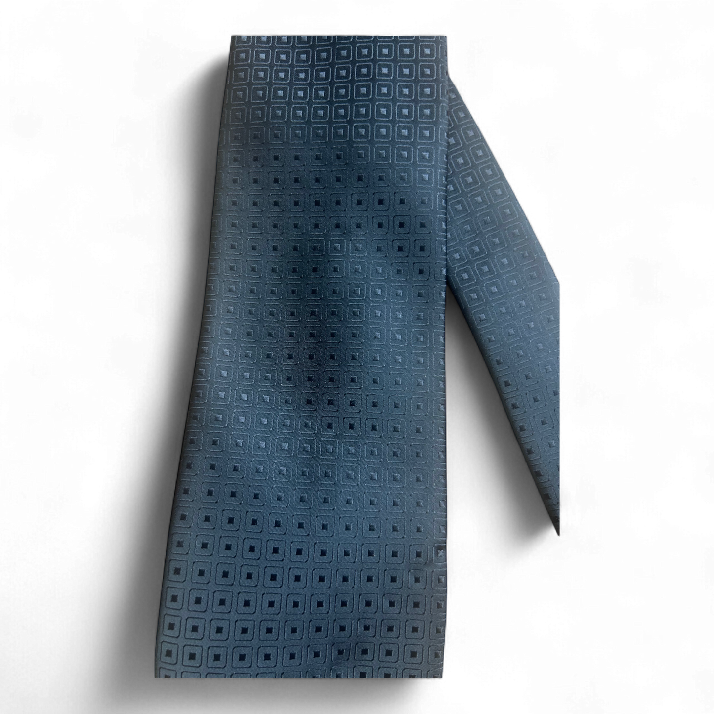Infinity Krawatte Schwarz – Strukturmuster Elegant