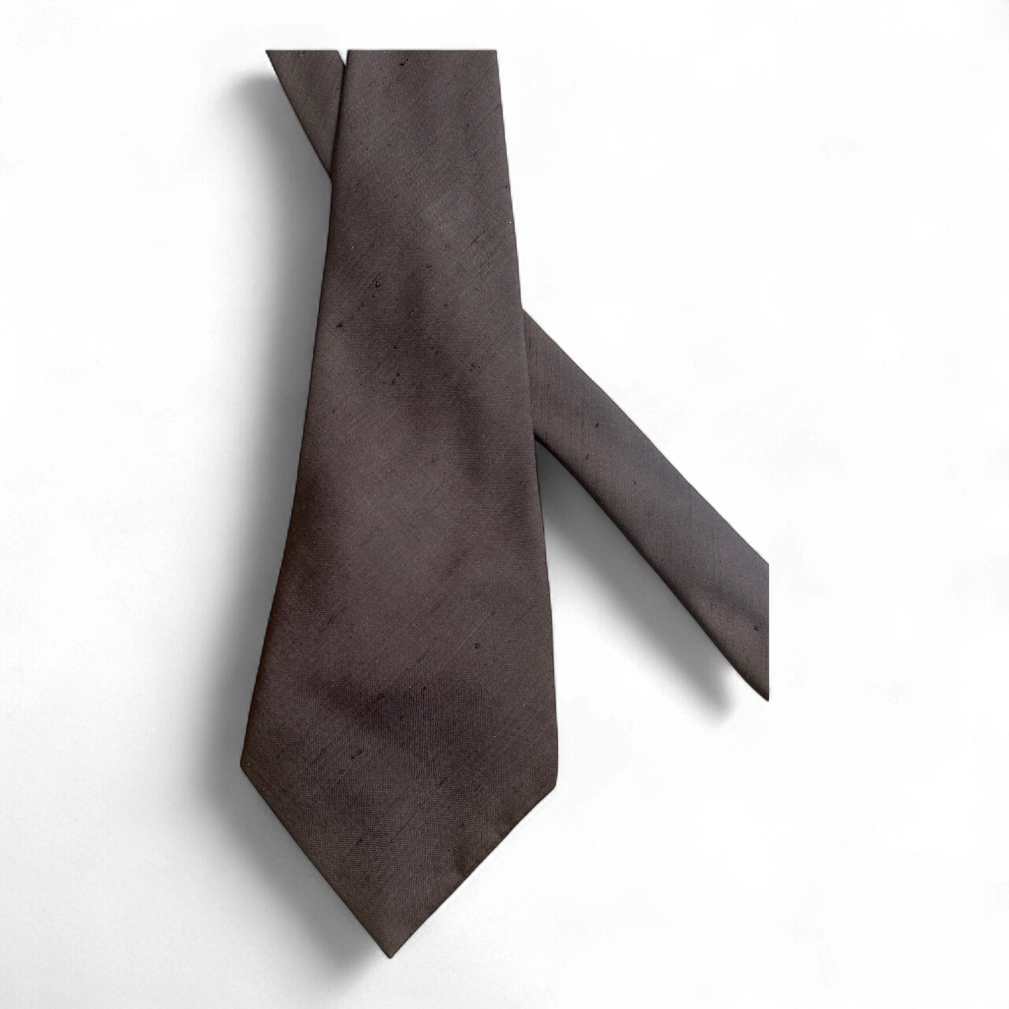 Krawatte aus Naturseide, braun