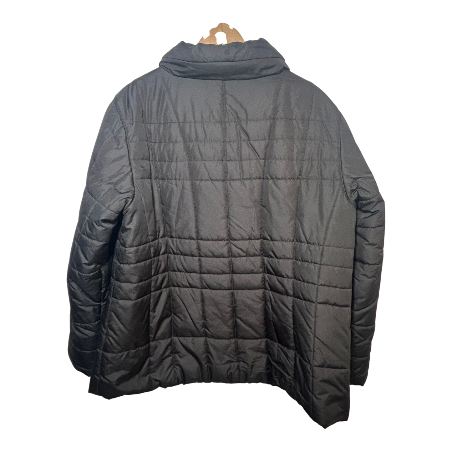 Taifun Jacke Damen Gr 46 Schwarz Steppjacke Warm Übergangsjacke Reißverschluss Neu