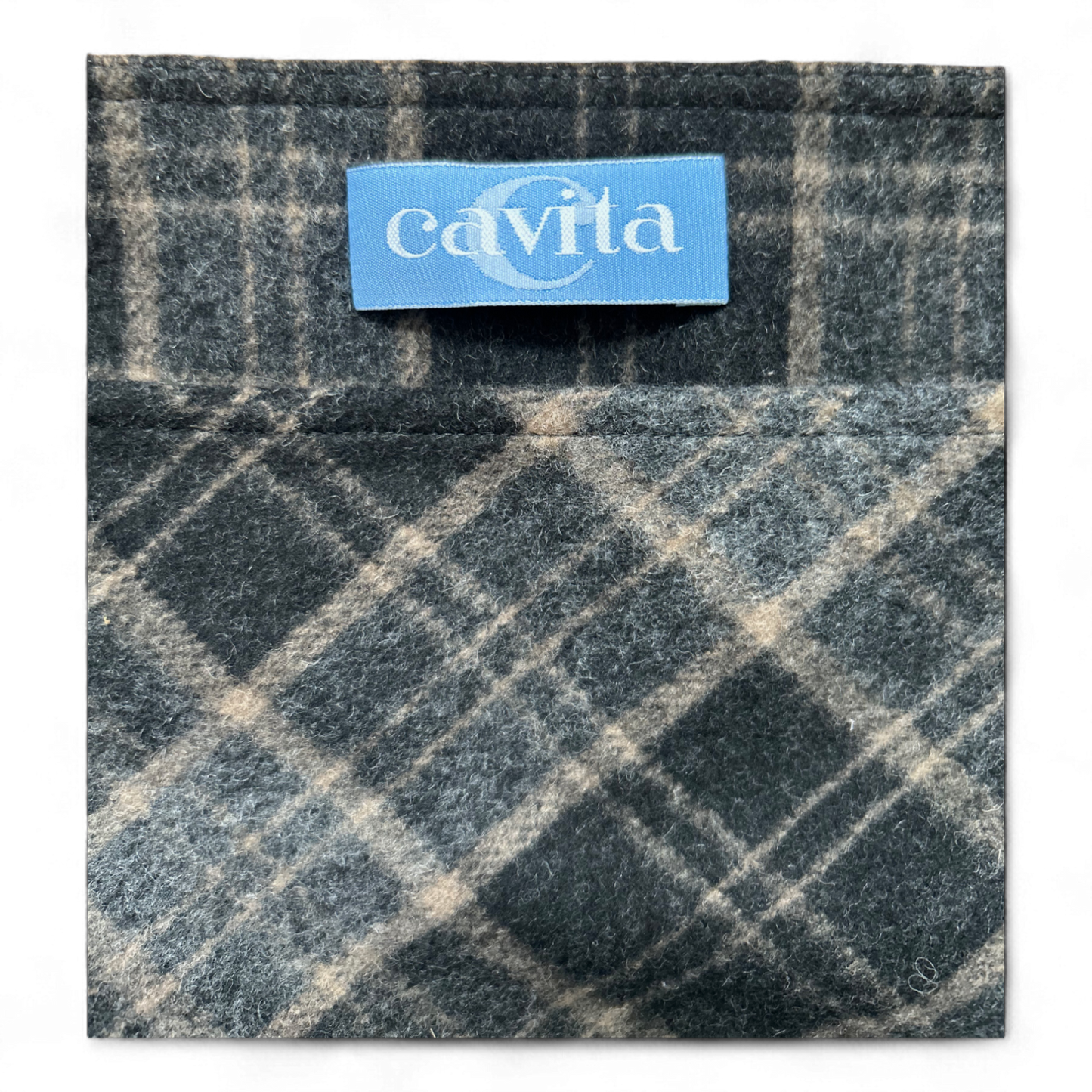 Cavita Wollrock Damen Gr 46 Braun Kariert Wollmix Gefüttert Klassisch Elegant