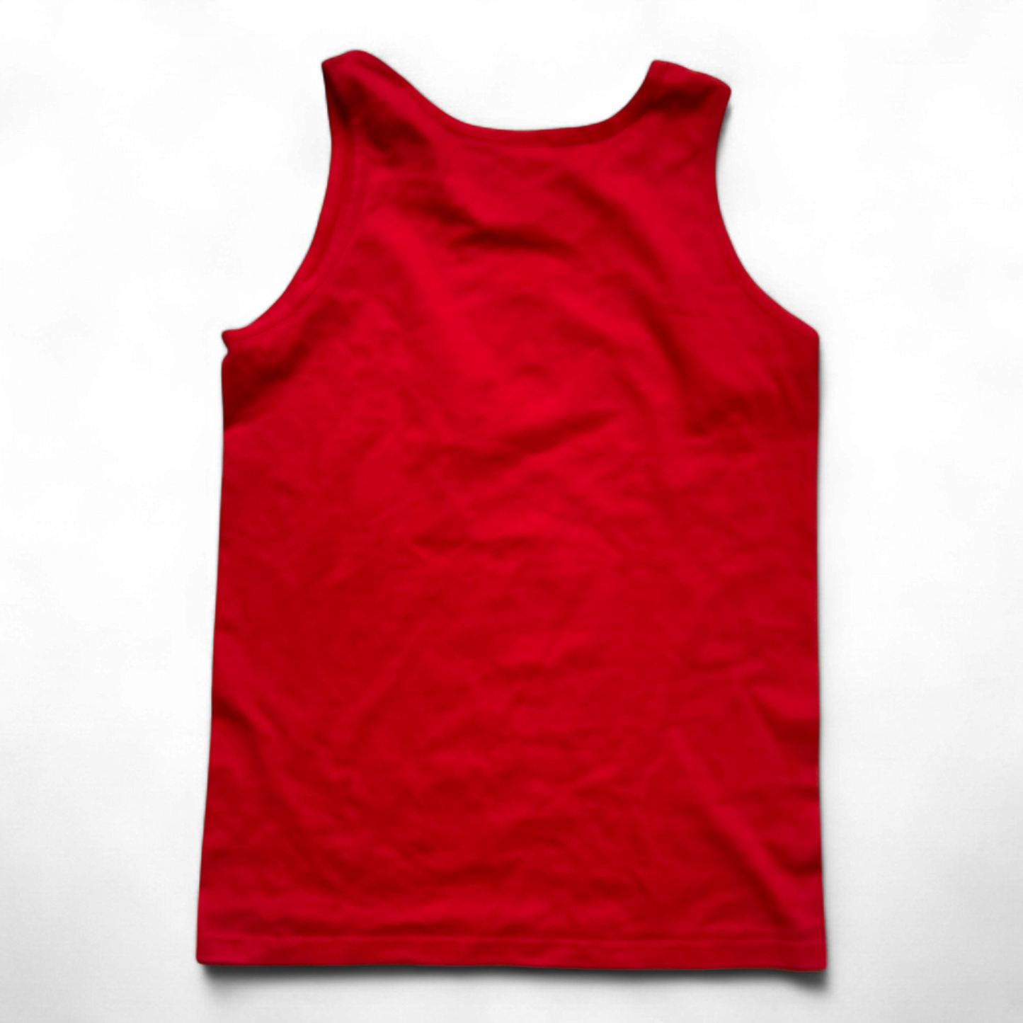 Fruit of the Loom Damen Top S Rot Tanktop Nazar Auge Print Baumwolle Sommer