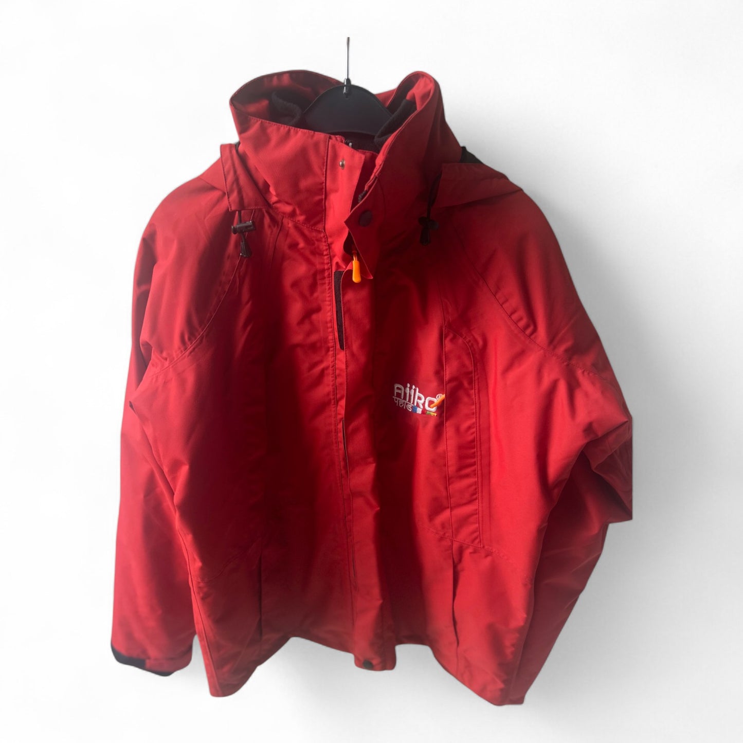 NEU AiiKo Outdoorjacke Rot Blau Violett 2in1 Gr S M XXL Fleece Kapuze Nepal Unisex