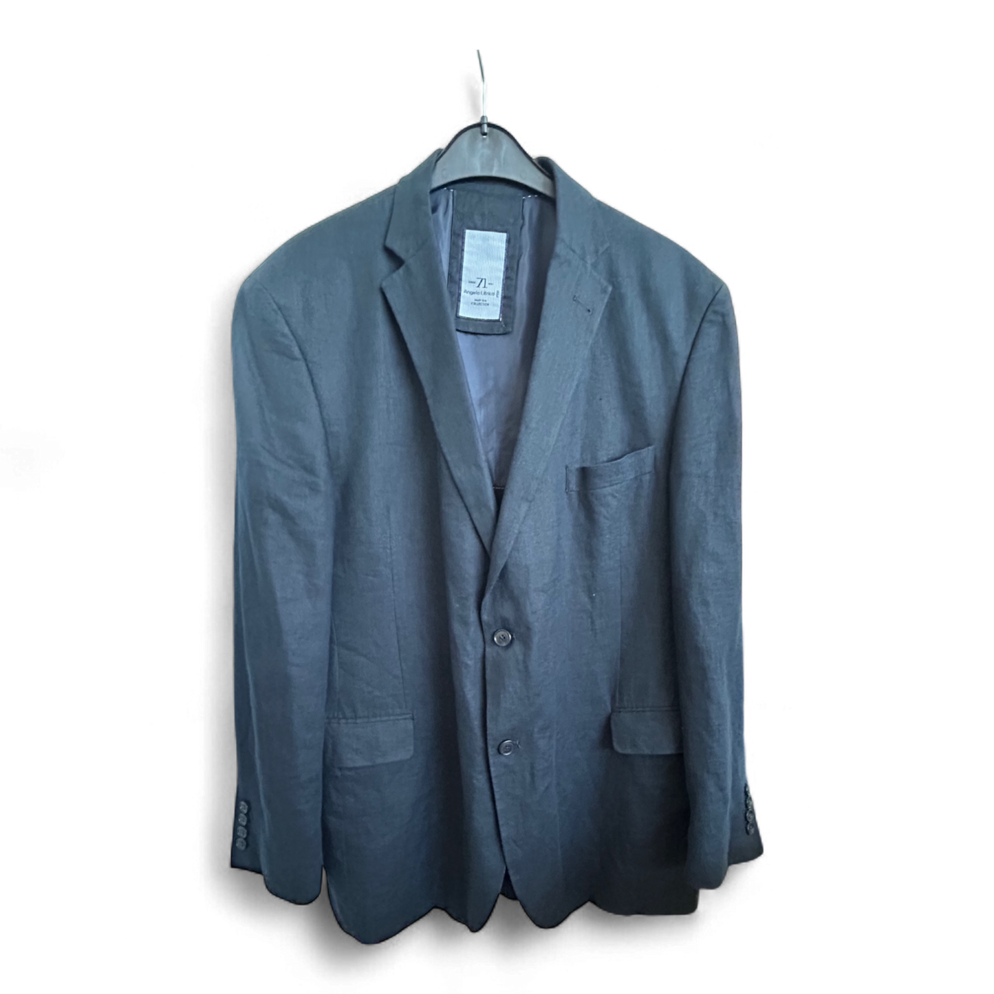 Angelo Litrico Blazer Gr 56 Dunkelblau 100% Leinen Sakko Herren Sommer