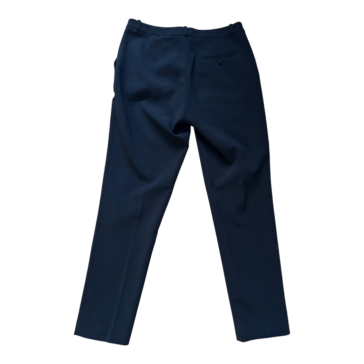 H&M Damen Hose Gr 40 Schwarz Elegant Stretch Stoff Klassisch Business Büro Trend