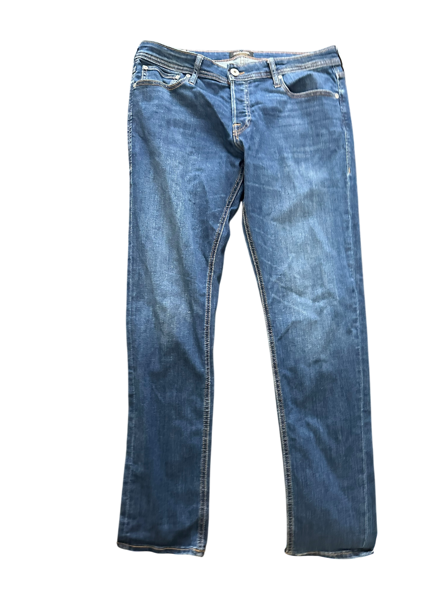 👖 Jack & Jones Jeans Intelligence | Gr. W32 L34 | Dunkelblau | Slim Fit | Damen Jeans 👖