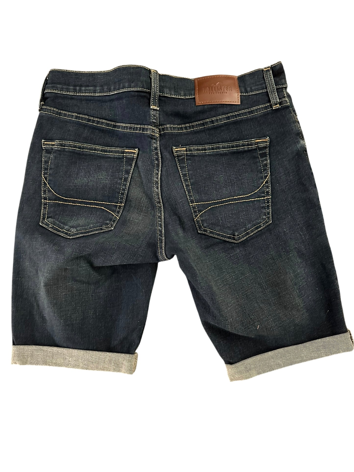 Hollister Jeans Shorts Herren W30 Dunkelblau Denim
