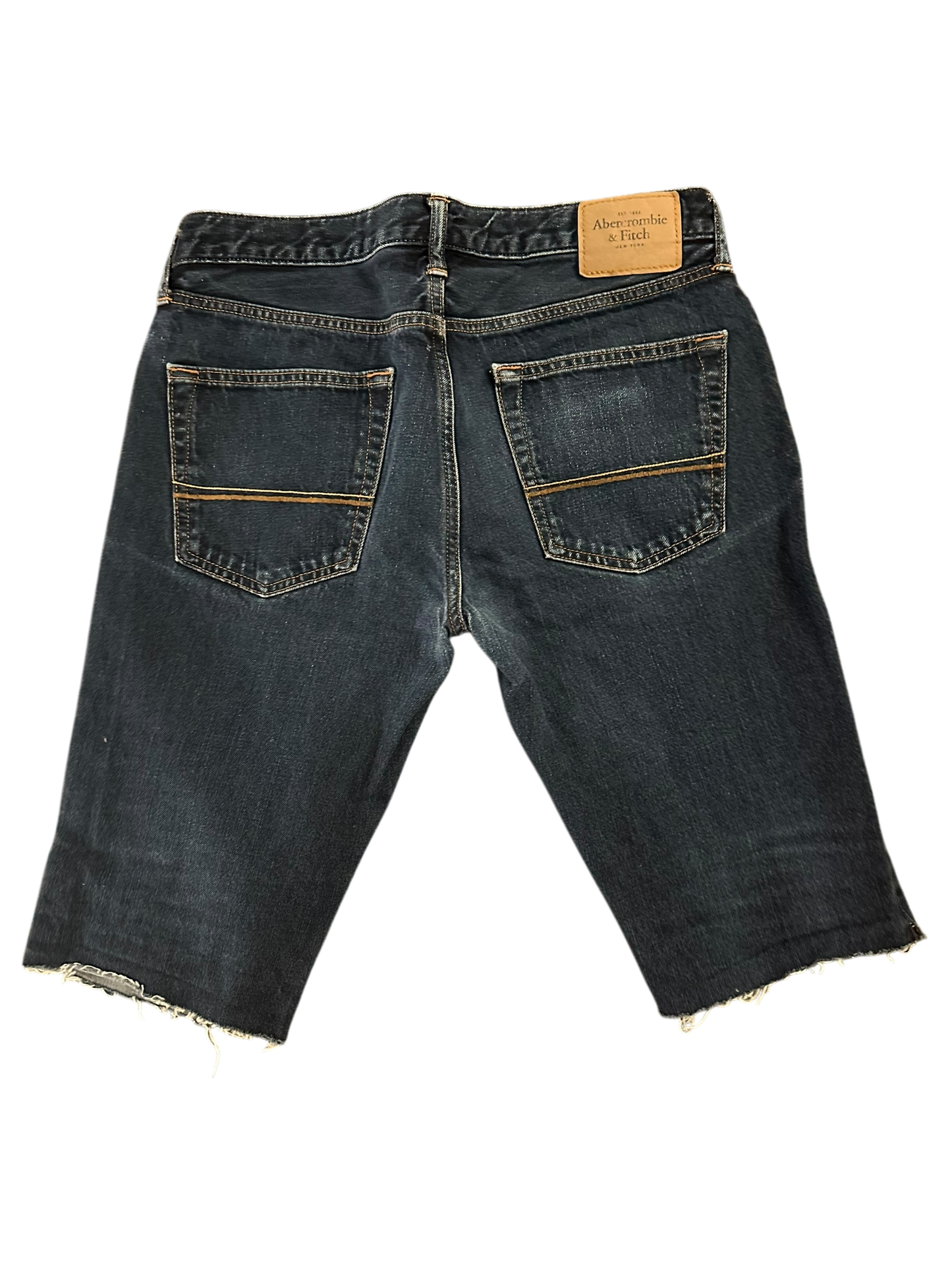 Abercrombie Fitch Jeans Shorts Herren W32 L30 Dunkelblau Denim