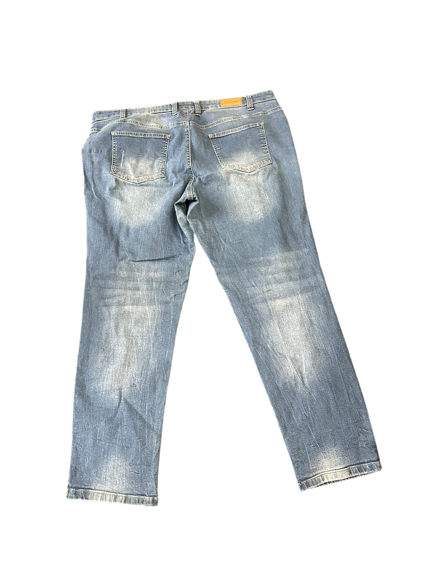 John Baner Jeans / Jeanswear Damen Jeans Gr. 48 - Hosen - Jeansblau, Hellblau - Straight Fit