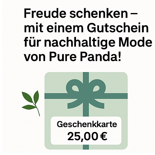 Pure Panda Geschenkkarte im Wert von 25 EUR
