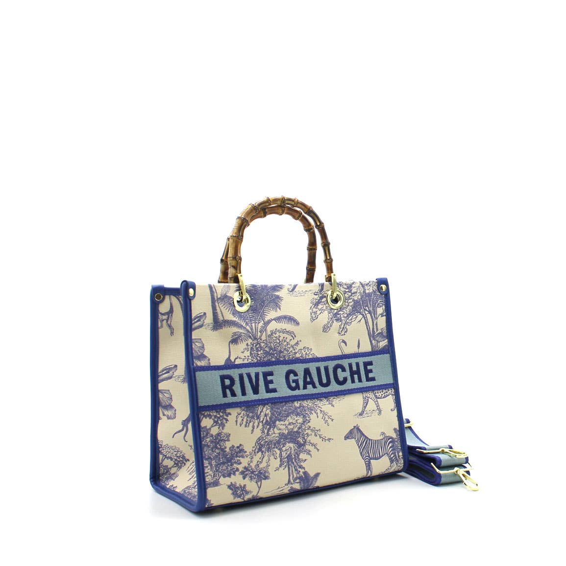 🌿 JUNGLE RIVE GAUCHE Cabas-Tasche aus Baumwolle  👜
