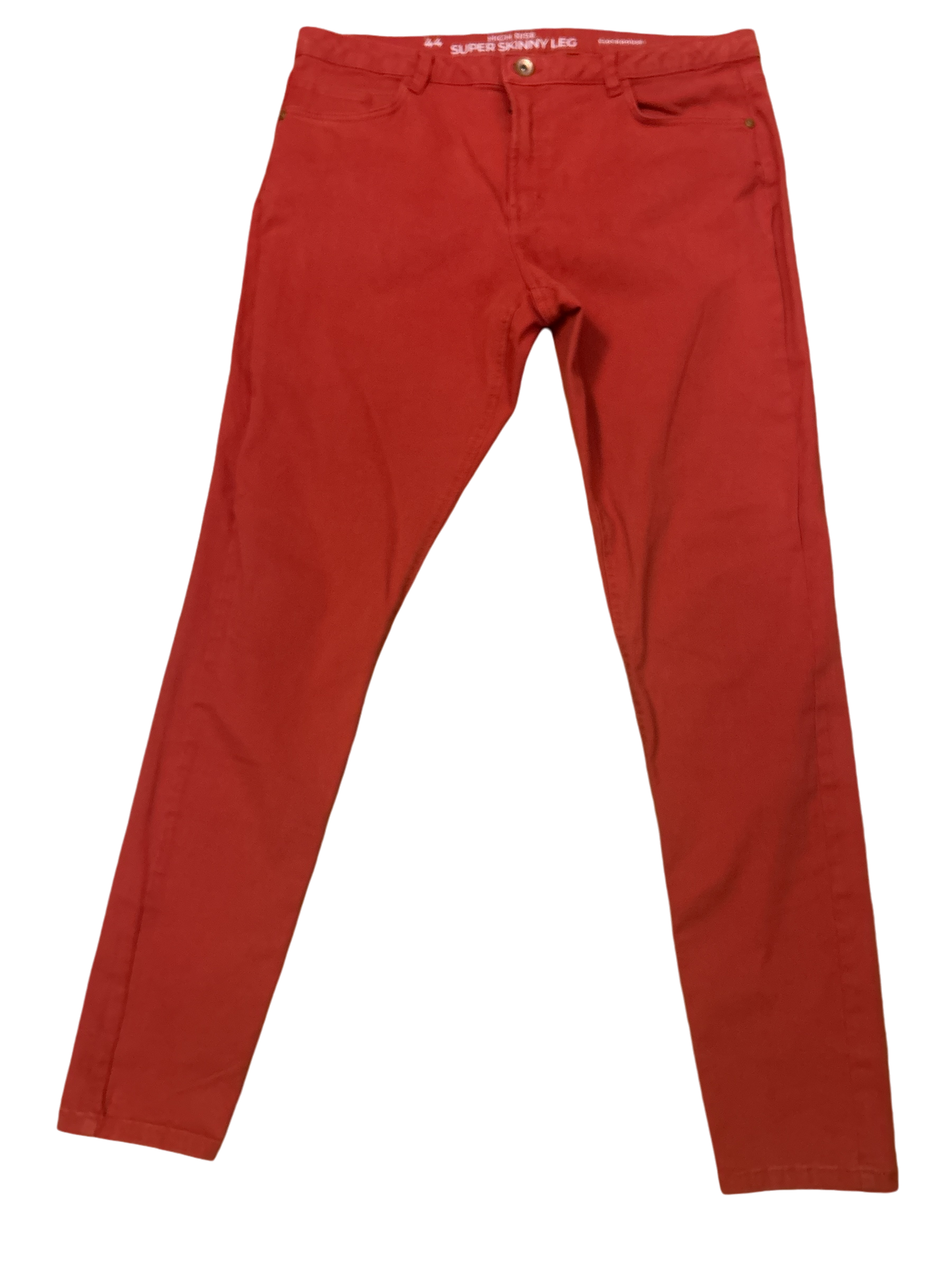 Clockhouse Damenhose rot Super Skinny Leg Größe 44