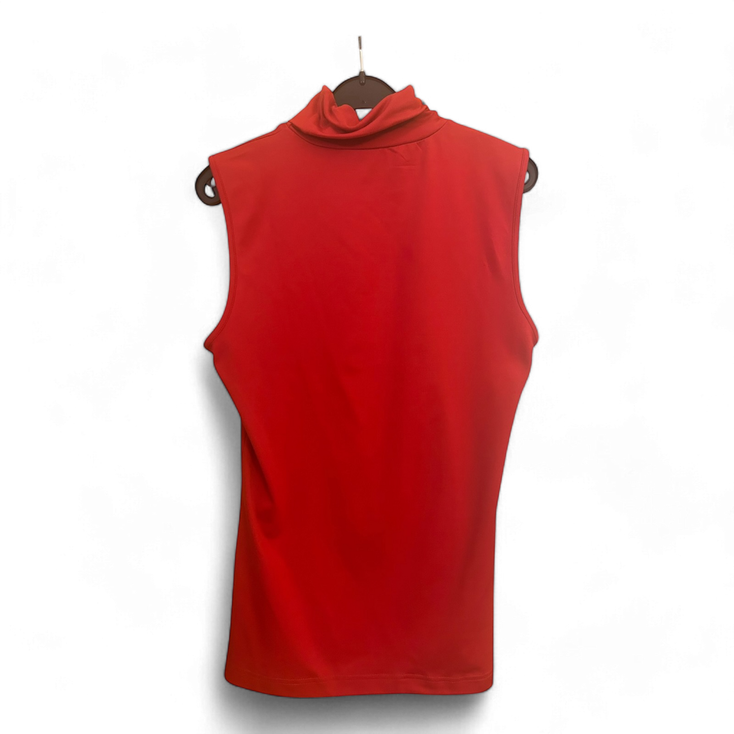 Pure Panda Rolli Shirt Damen Gr 40 Rot Langarm Stretch Figurbetont Klassisch