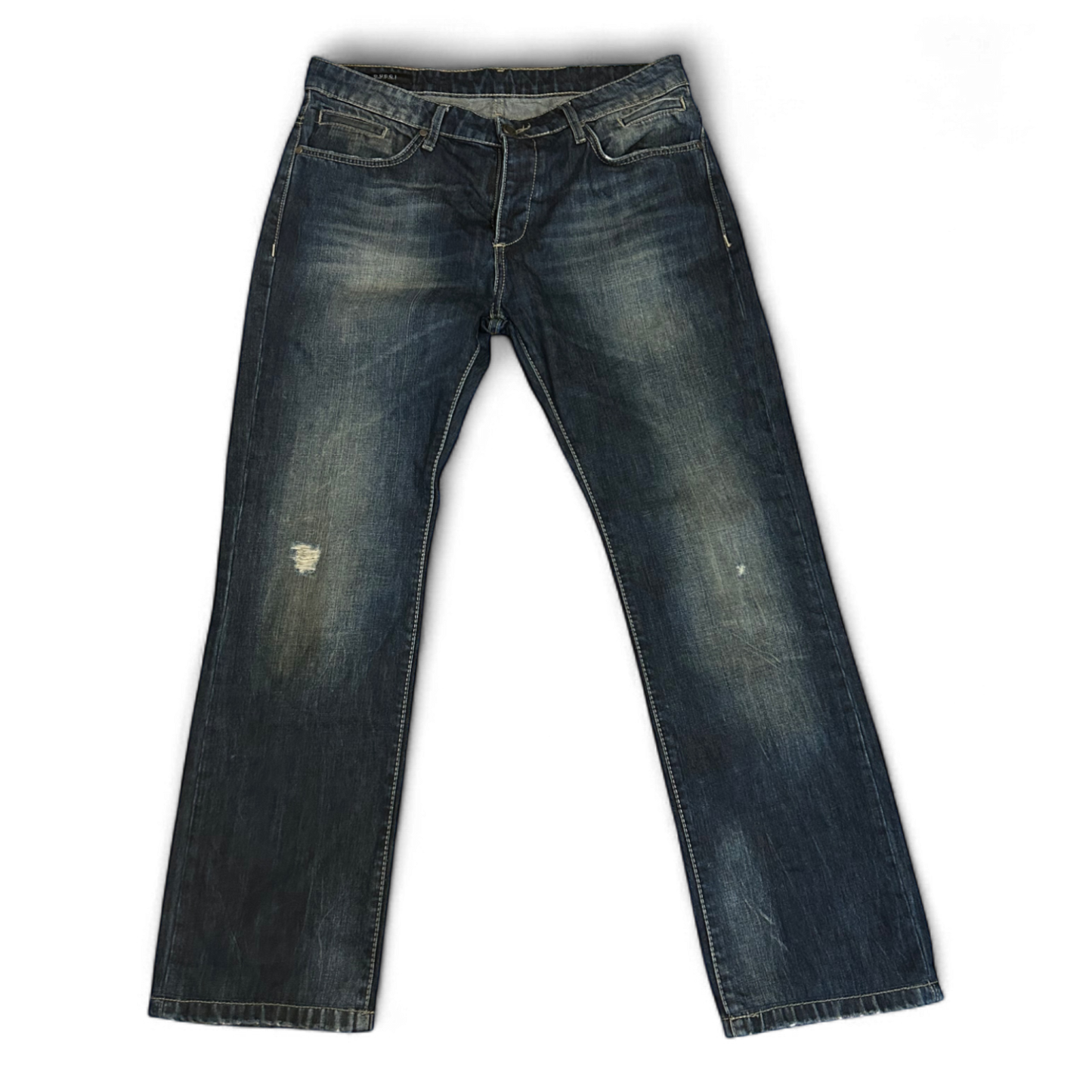 Gucci Herren Jeans Blau Größe W36 Made in Italy Regular Waist