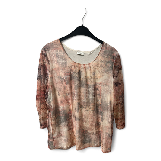Gerry Weber Damen Bluse rose transparent Größe 44