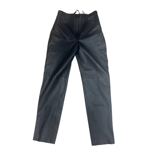 Schöne Damenlederhose schwarz super Zustand, wie neu - Größe 36