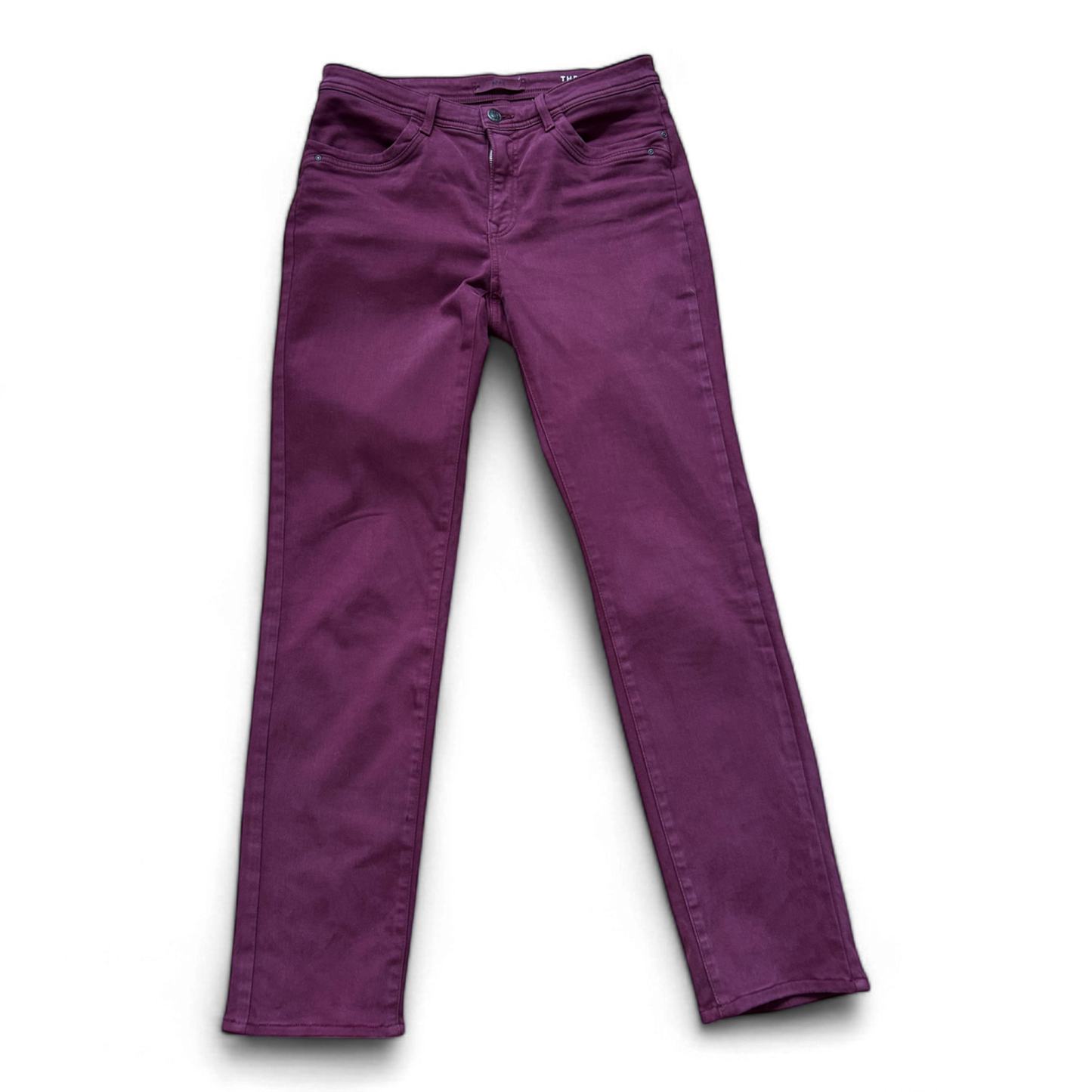 BRAX Damen Thermo-Hose Bordeauxrot Stretch Größe 38