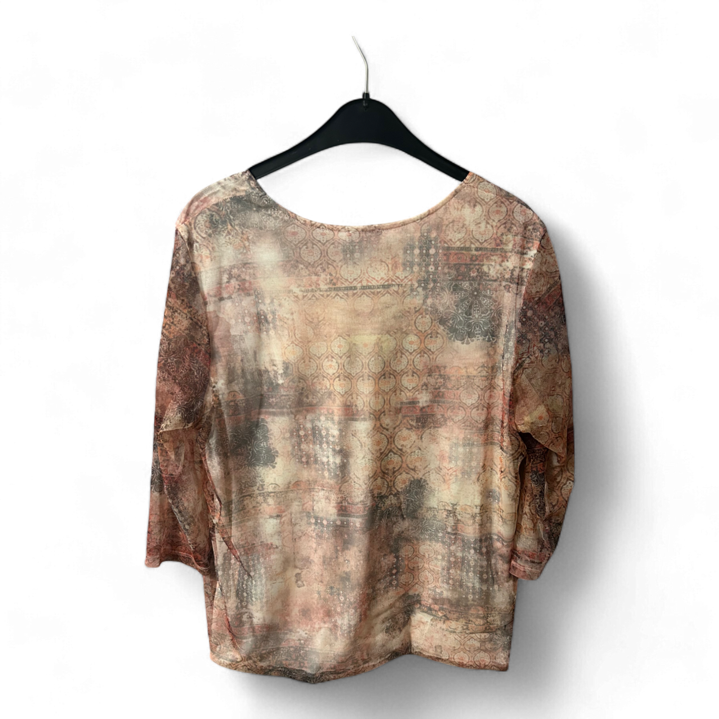 Gerry Weber Damen Bluse rose transparent Größe 44