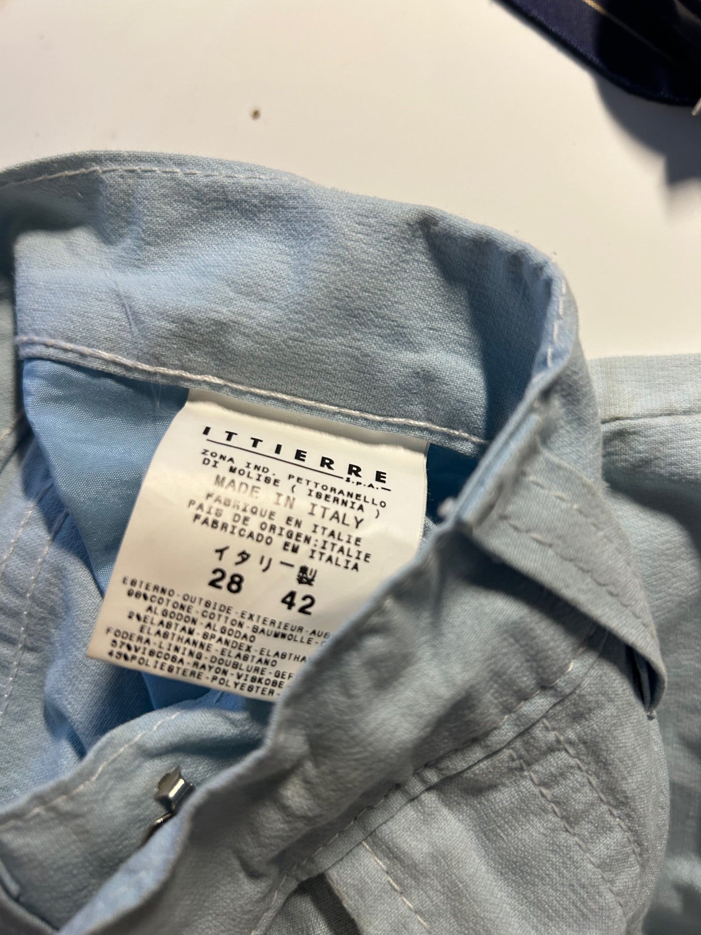 Dolce & Gabbana Damen Sommerhose – Hellblau, Größe 36
