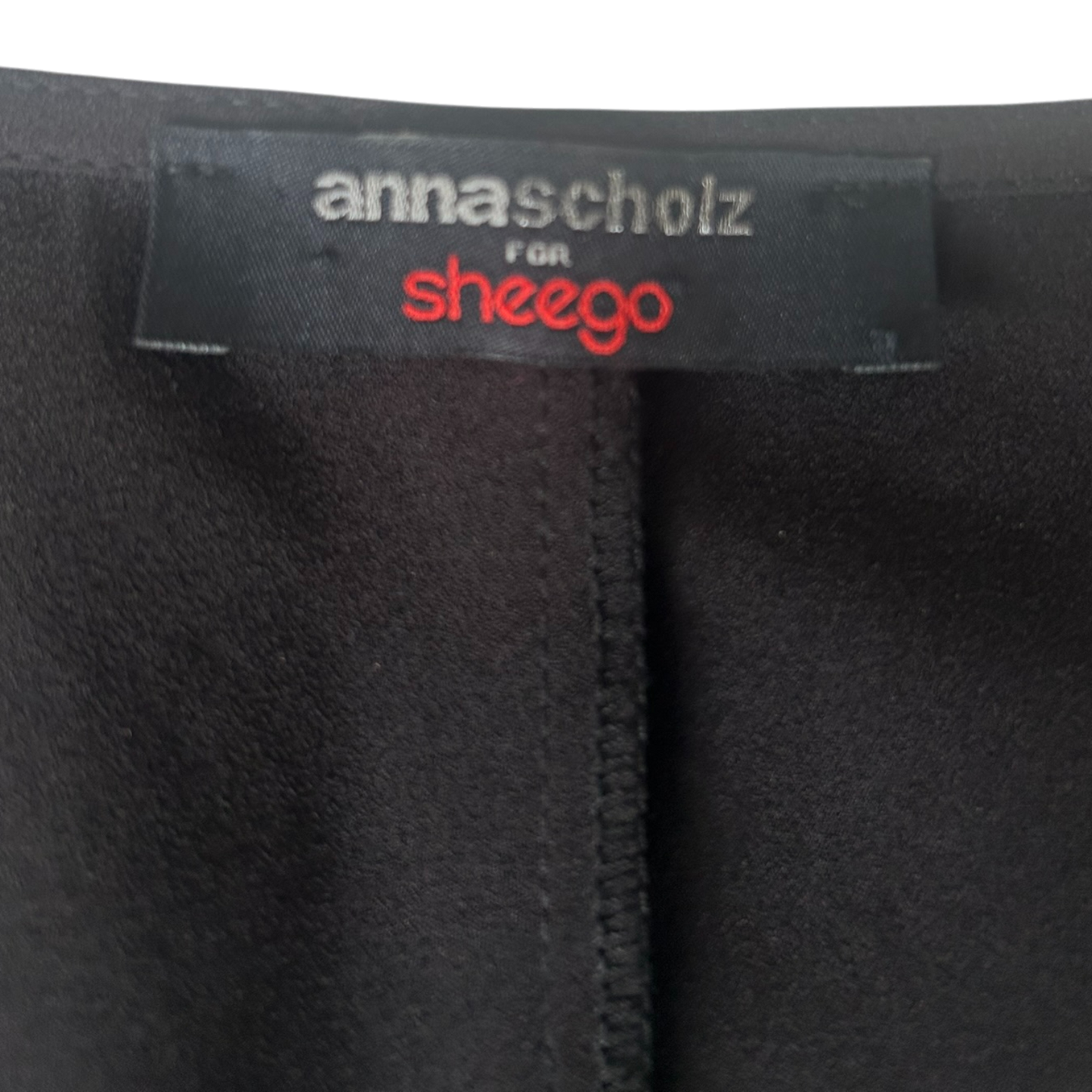 Anna Scholz for Sheego Kleid Damen Gr 50 Schwarz Elegant Stretch Festlich