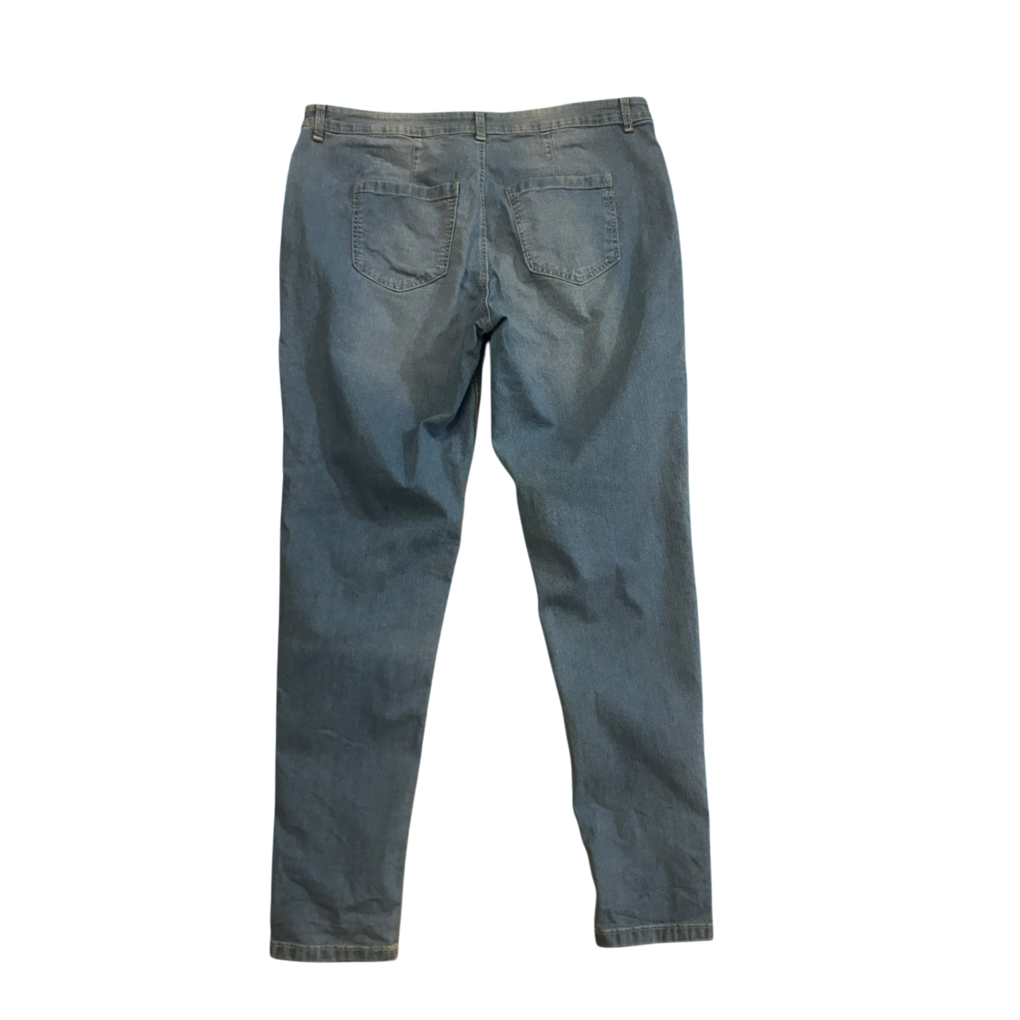 C&A Jeggings Damen Gr 46 Blau Stretch Jeanshose Schmaler Schnitt Alltag