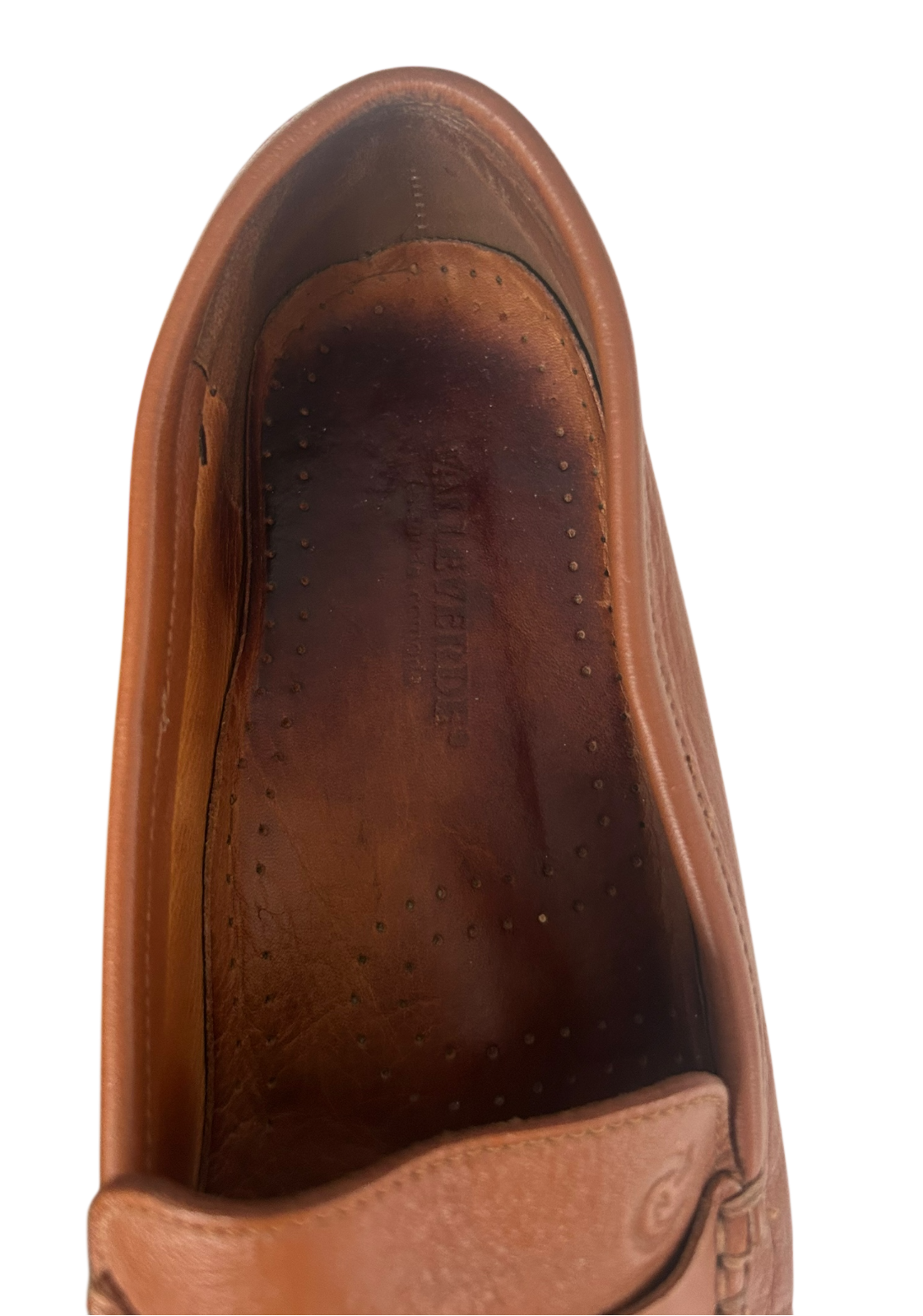 Valleverde Damen Slipper Leder Italien Komfortschuhe Gr 40 Braun Klassisch