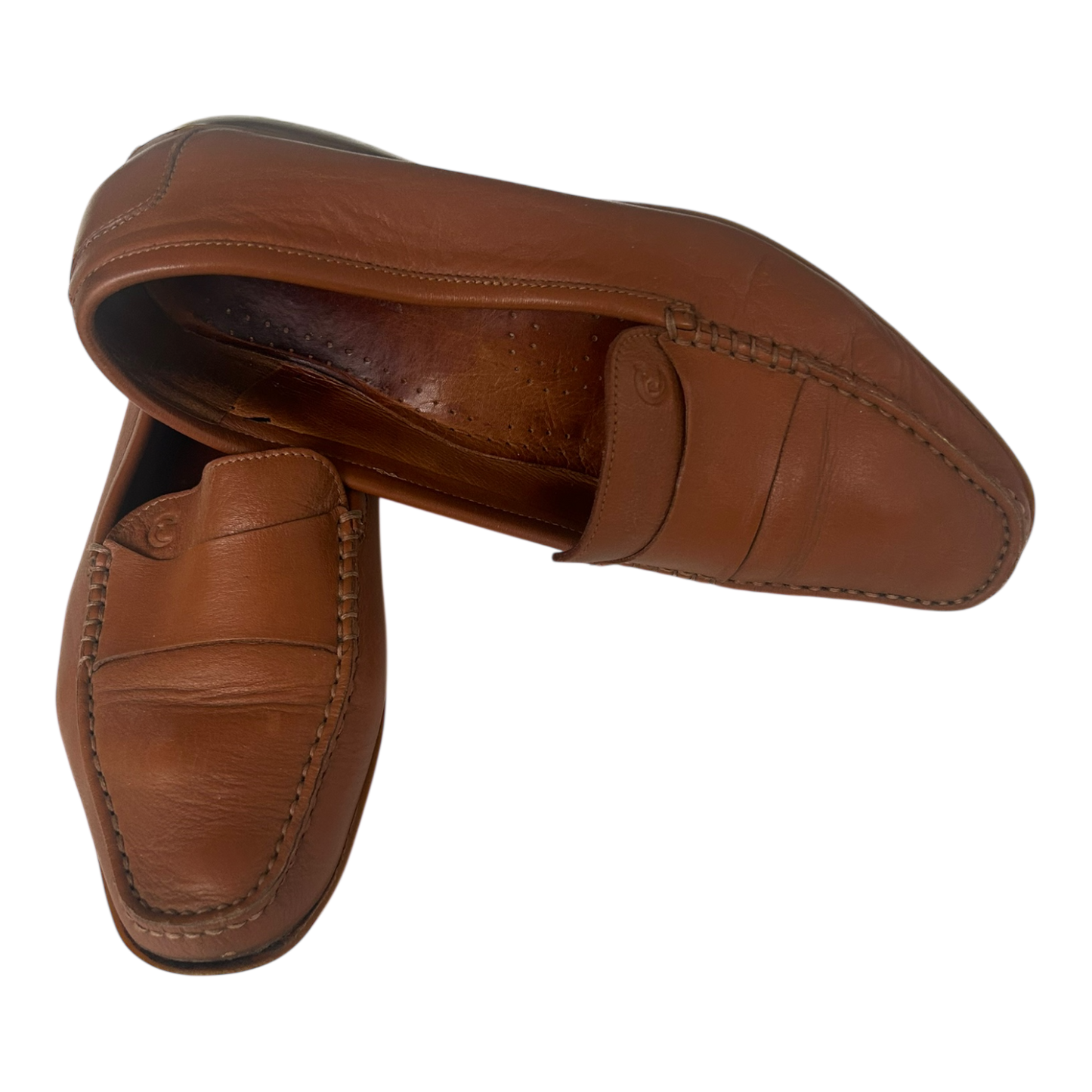 Valleverde Damen Slipper Leder Italien Komfortschuhe Gr 40 Braun Klassisch