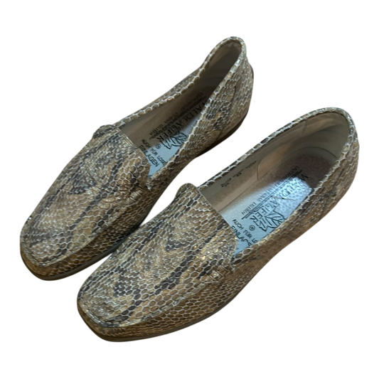 Waldläufer Damen Halbschuhe Beige Grau Gr 38 Leder Weite H Komfort