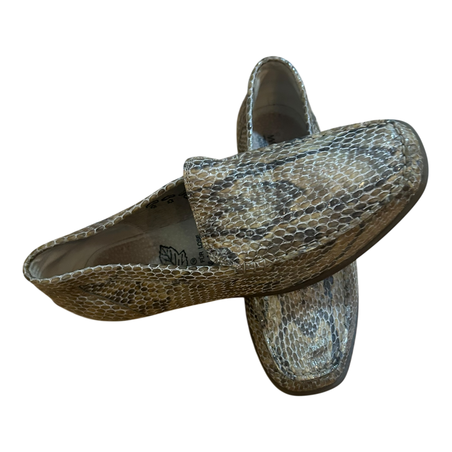 Waldläufer Damen Halbschuhe Beige Grau Gr 38 Leder Weite H Komfort