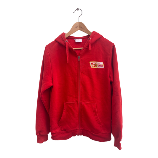 1.FC Union Hoodie Herren Gr S Rot Kapuzenpullover Baumwolle EISERN UNION Fanartikel