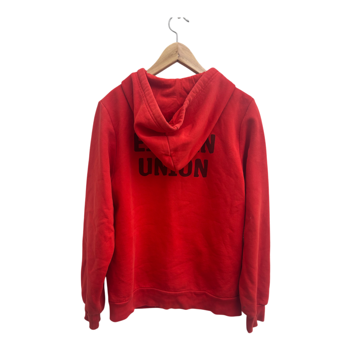 1.FC Union Hoodie Herren Gr S Rot Kapuzenpullover Baumwolle EISERN UNION Fanartikel