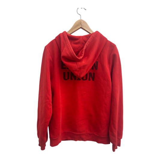 1.FC Union Hoodie Herren Gr S Rot Kapuzenpullover Baumwolle EISERN UNION Fanartikel