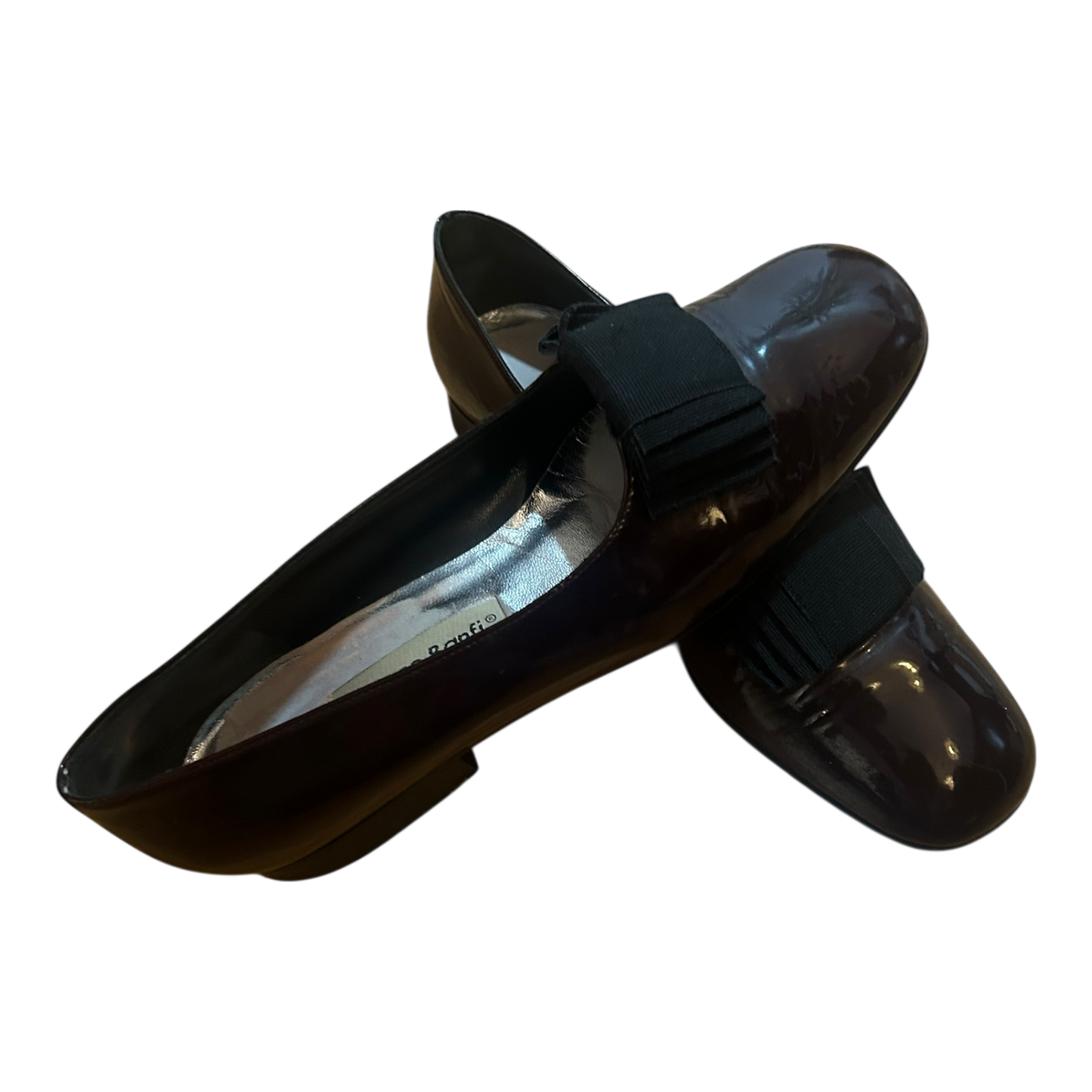 Lorenzo Banfi Slipper Damen Schuhe Gr 39,5 Braun Leder Italien Elegant