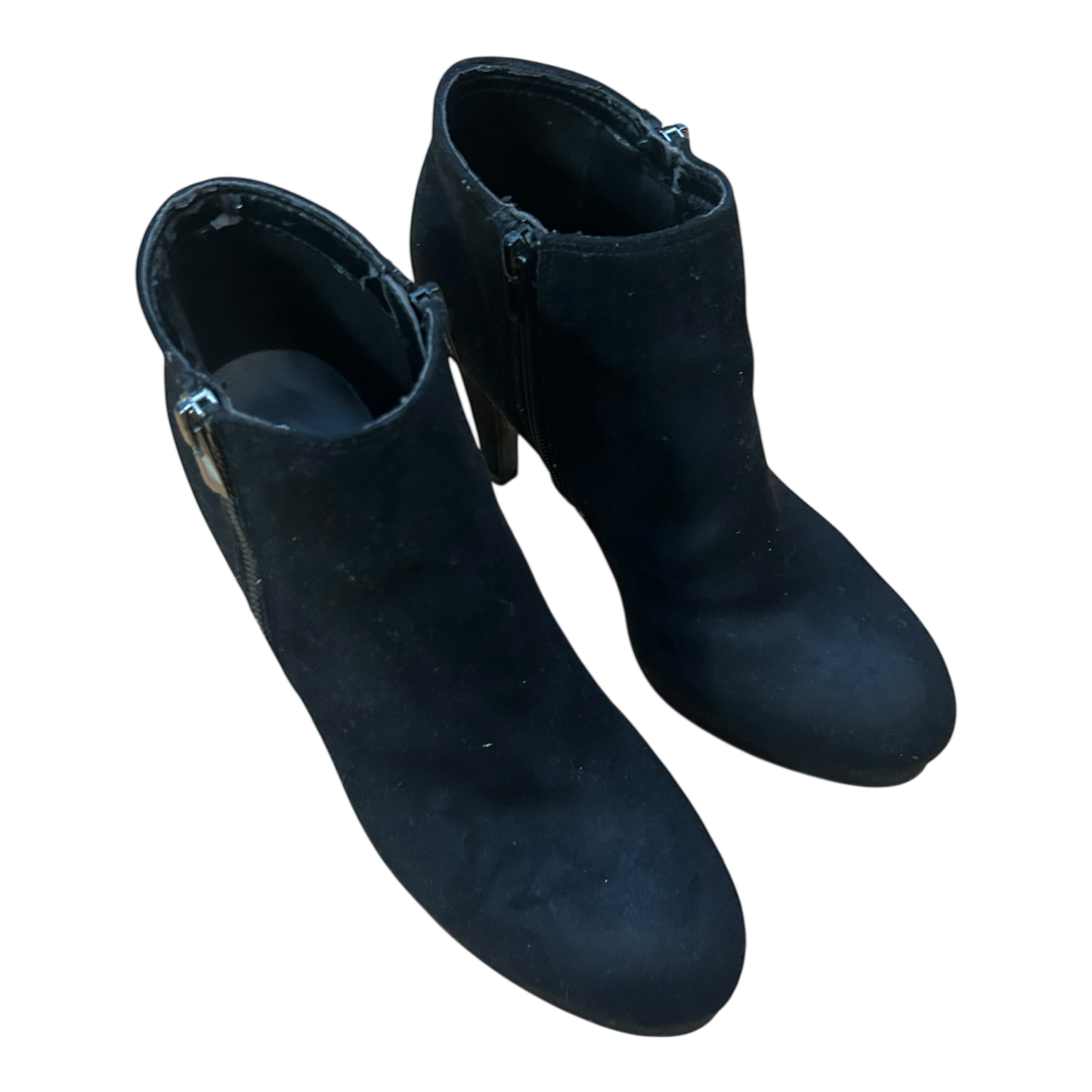 Graceland Damen Stiefeletten Gr 37 Schwarz Wildleder Elegant Absatz 9 cm