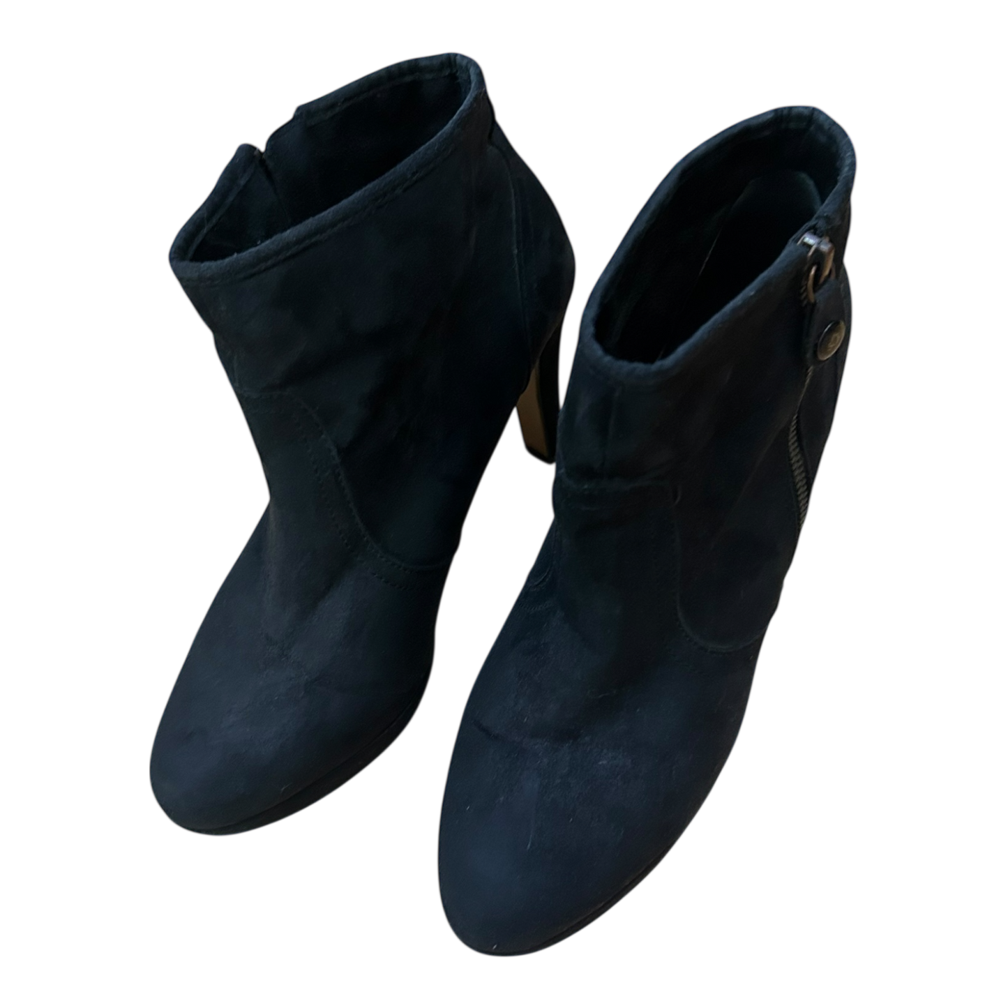 Graceland Damen Stiefeletten Gr 37 Schwarz Wildleder Elegant Absatz 9 cm