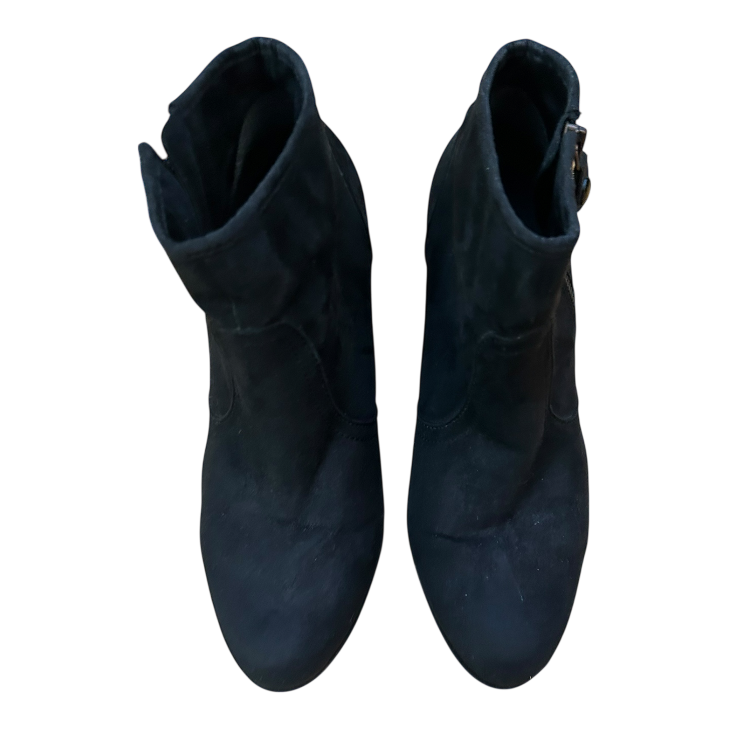 s.Oliver Damen Stiefeletten Gr 41 Schwarz Wildleder Elegant Absatz 9 cm