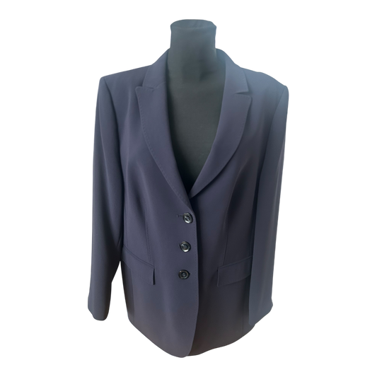 Basler Blazer Damen Gr 46 Dunkelblau Elegant Klassisch Business Hochwertig