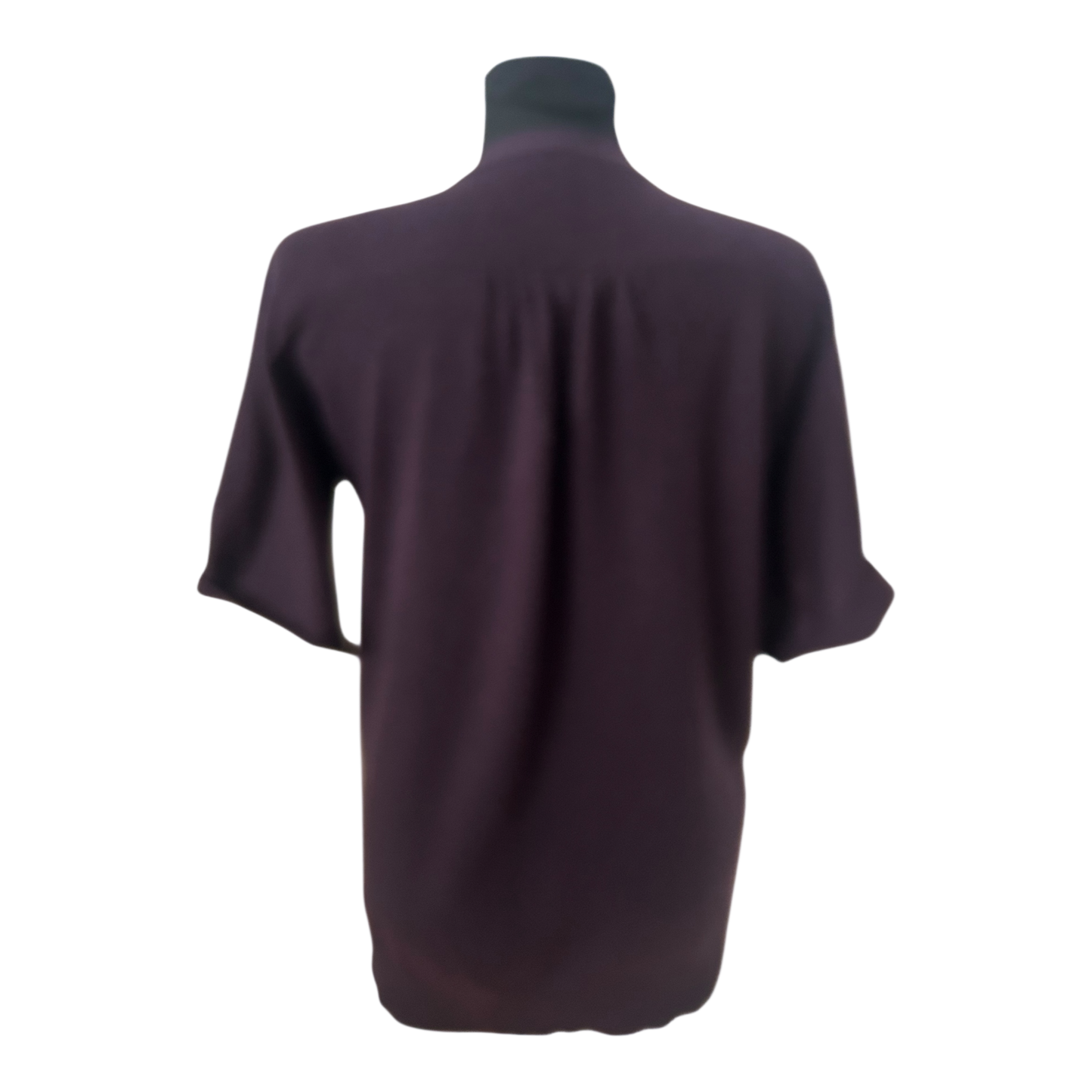 Yessica Strickjacke Damen M Dunkelviolett Kurzarm V Ausschnitt Taschen