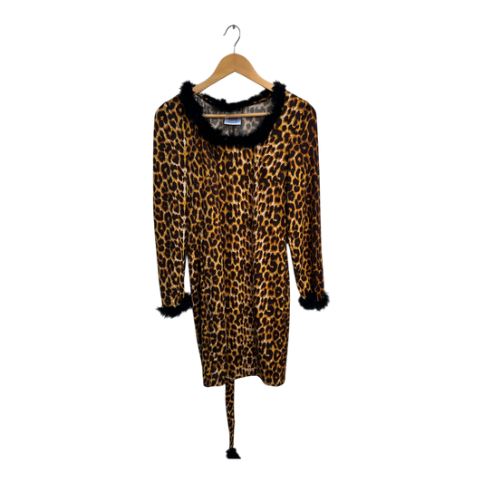 Leoparden Kostüm Damen Kleid M Made in Europe 100 Polyester Karneval Fasching