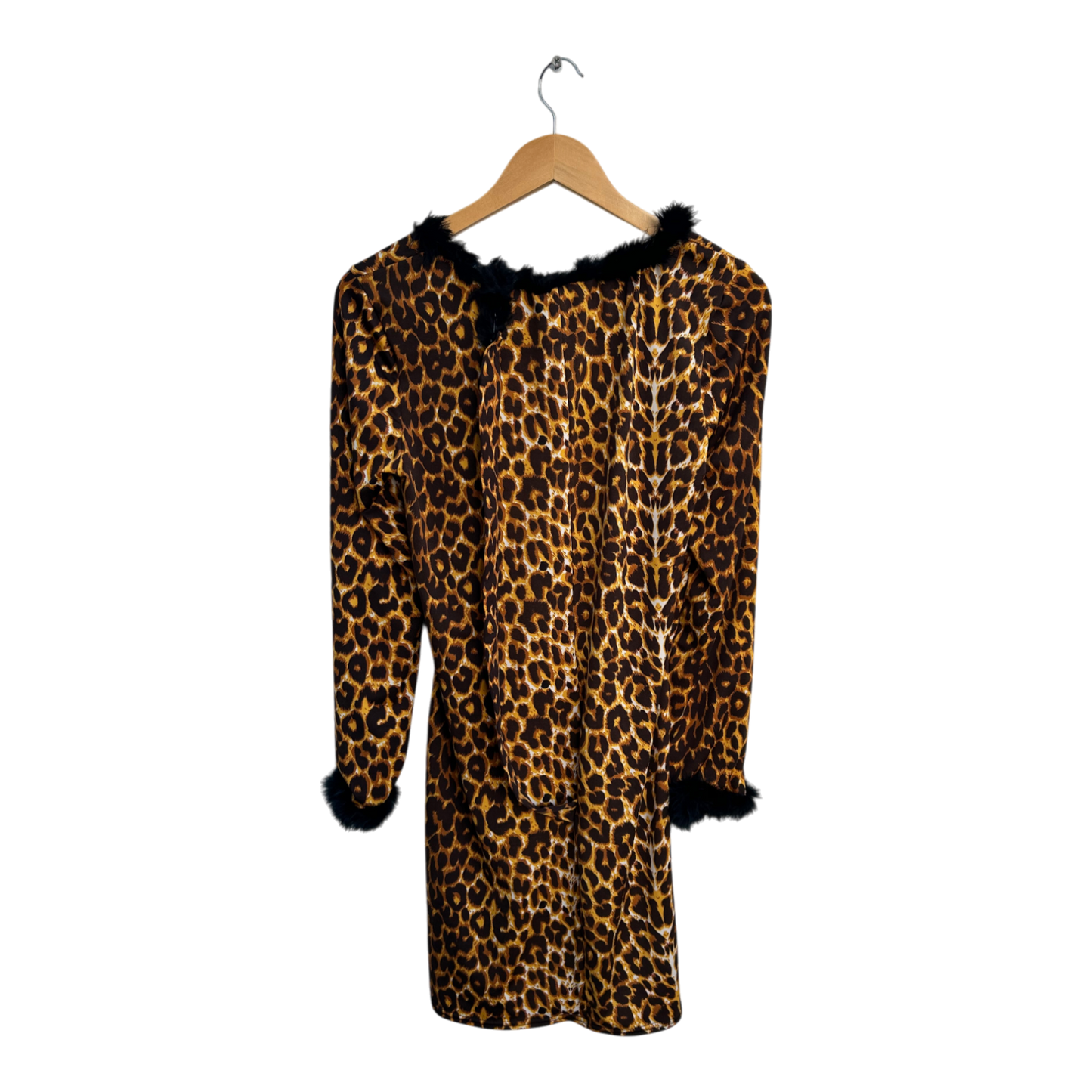 Leoparden Kostüm Damen Kleid M Made in Europe 100 Polyester Karneval Fasching
