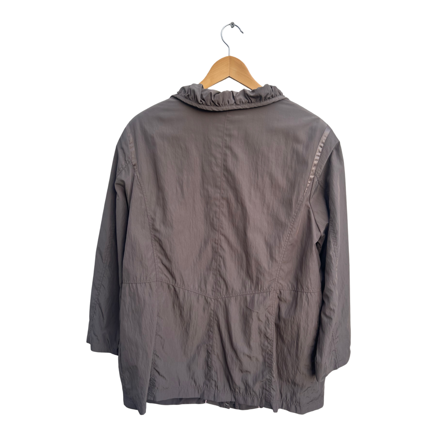 Damen Jacke Gr 44 Braun leicht gefüttert Übergangsjacke Elegant Freizeit Klassisch