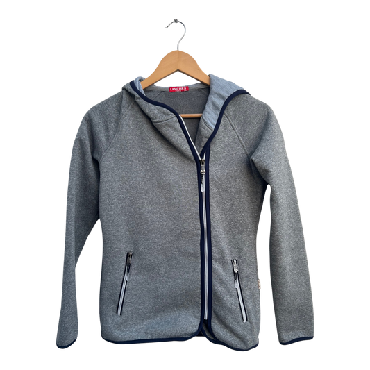 Lanchen Paris Damen Kapuzenjacke Hoodie Stil Gr S Grau Baumwollmix Sportlich