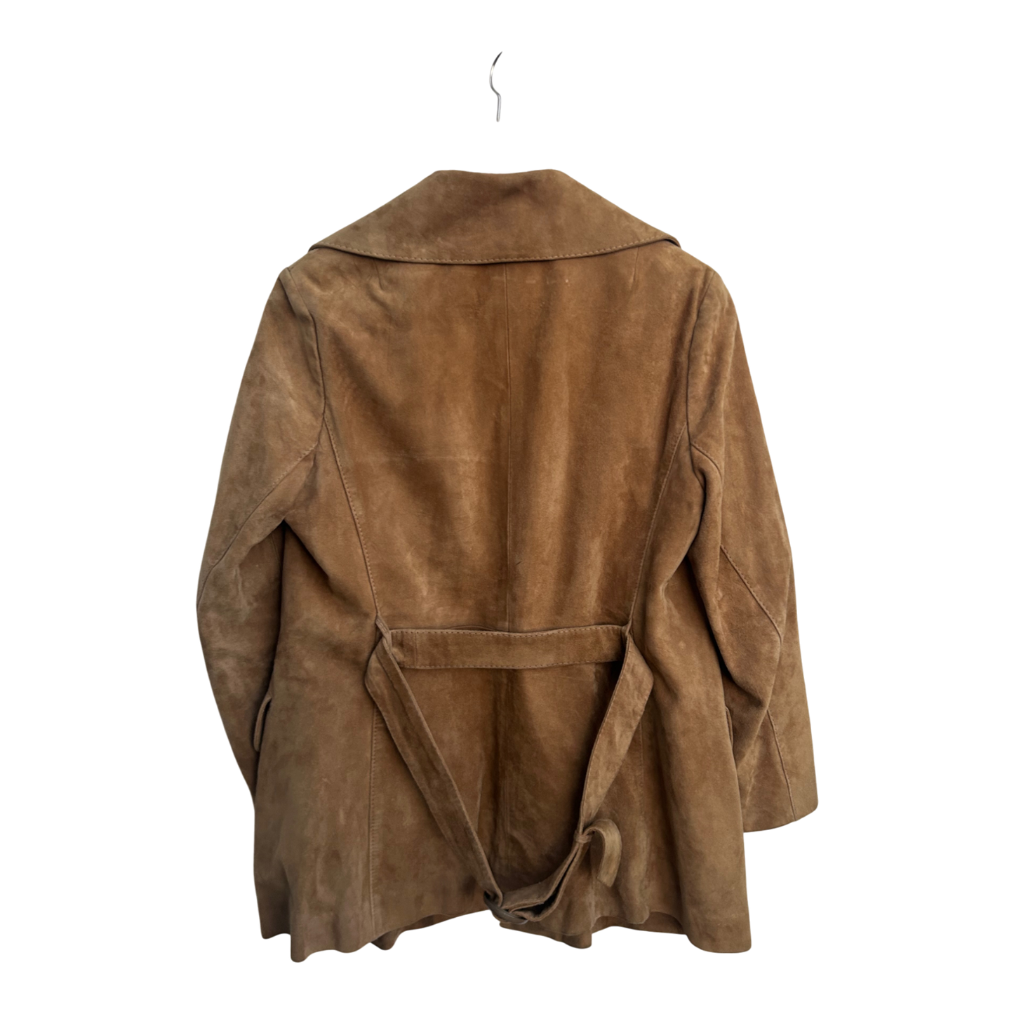 Wildleder Jacke Damen Gr 46 Braun Echtleder Kurzmantel Stil hochwertig elegant