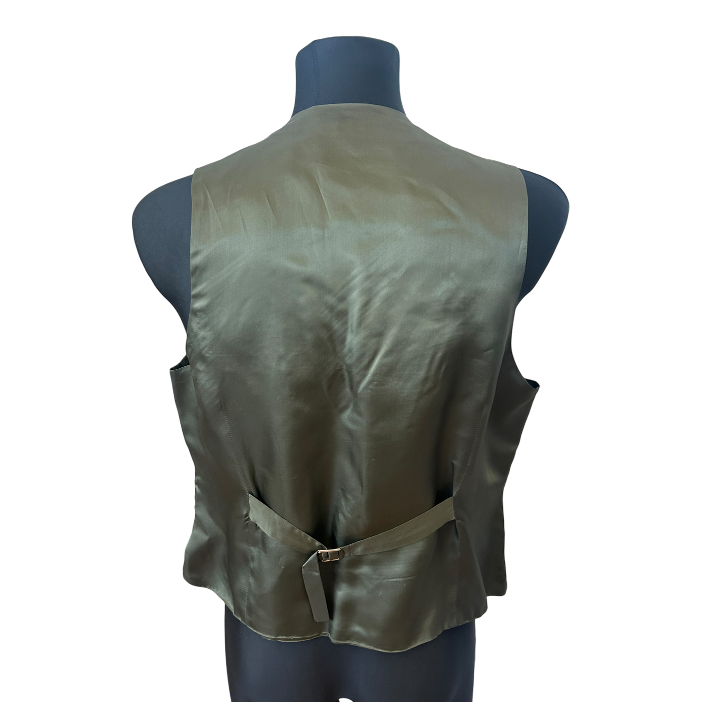 Magee Herren Weste Gr 50 Dunkelgrün Wollstoff Country Stil Elegant Vintage