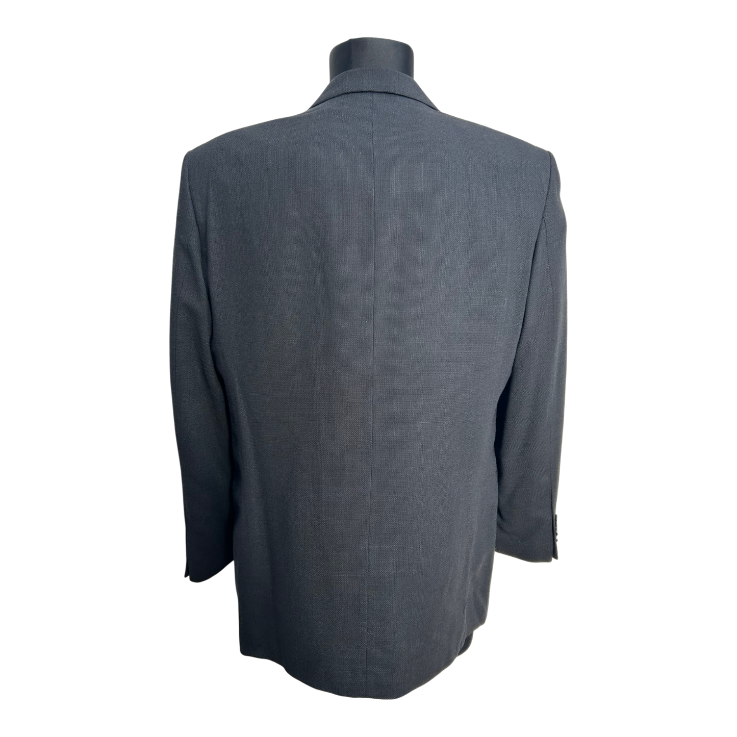 Nicolas Scholz Sakko Herren Gr 52 Dunkelgrau Schurwolle Lang Elegant Business Classic