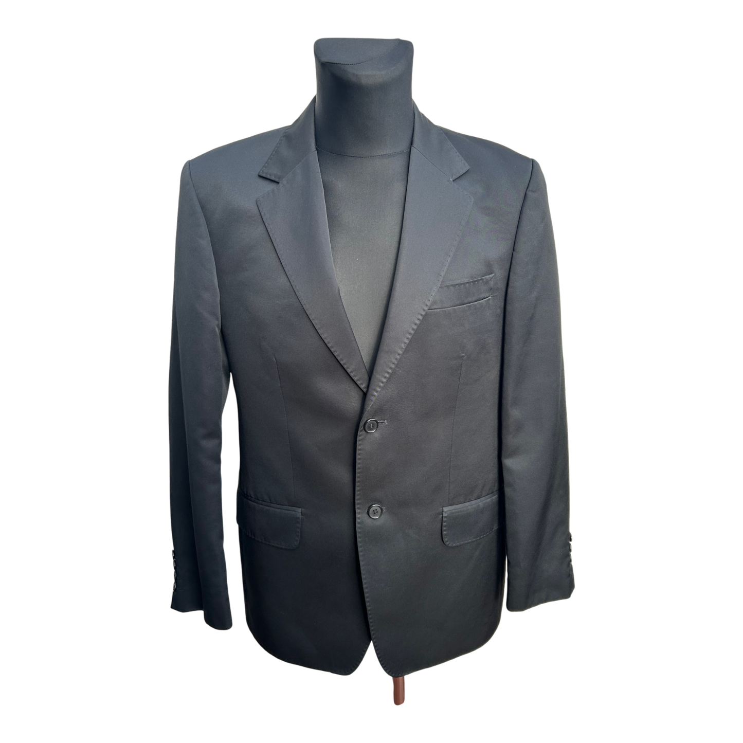 Manguun Men Sakko Herren Gr 52 Schwarz Baumwollmix Elegant Business Modern Classic