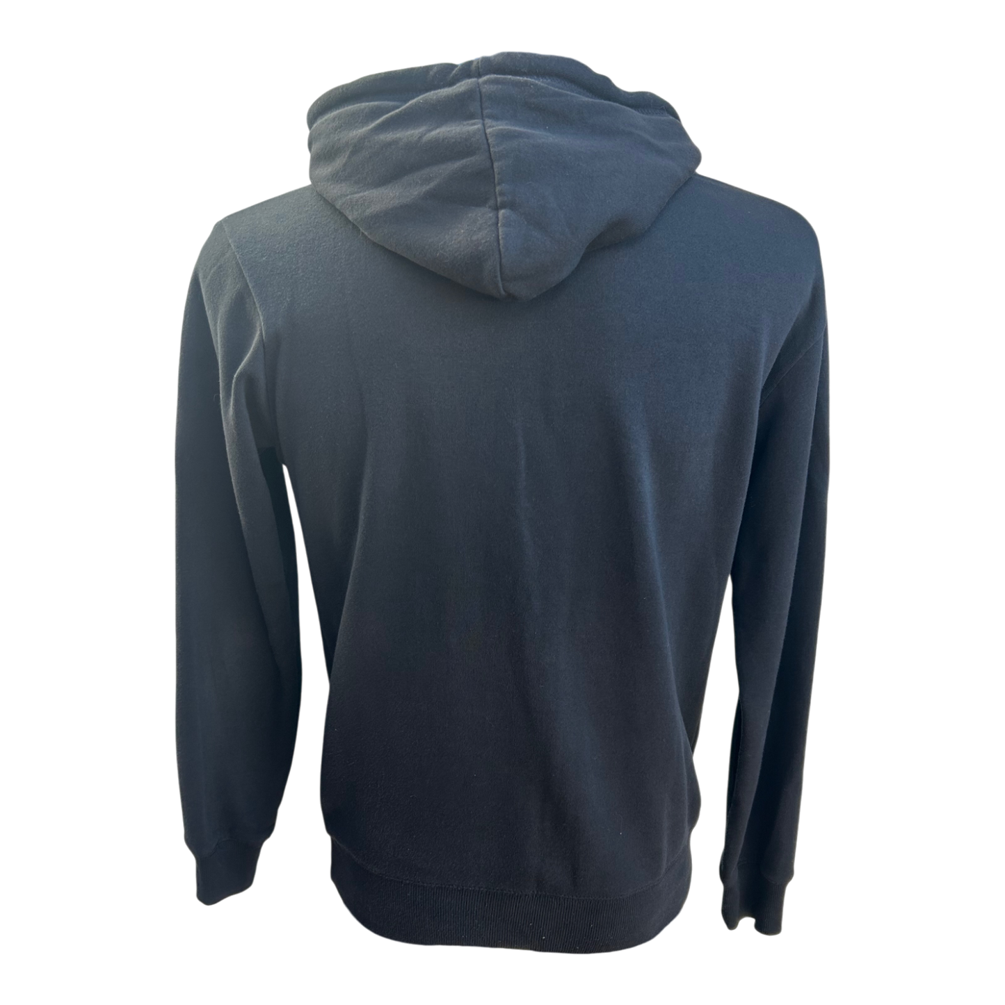 FSBN Hoodie Herren Gr M Schwarz Blau Kapuzenpullover Slim Fit Streetwear Sportlich