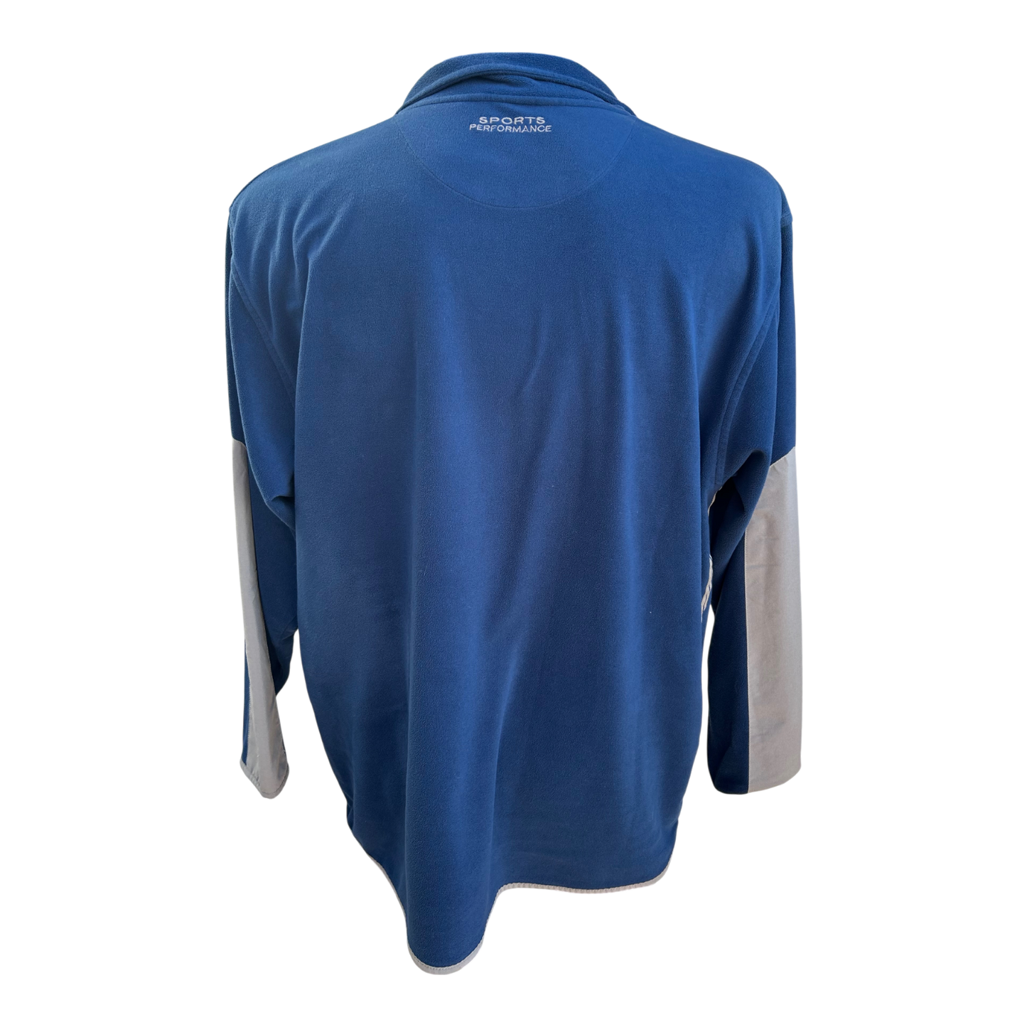 TCM Fleecepullover Herren Gr XL Blau Grau Halbzip Warm Weich Outdoor Freizeit Klassisch