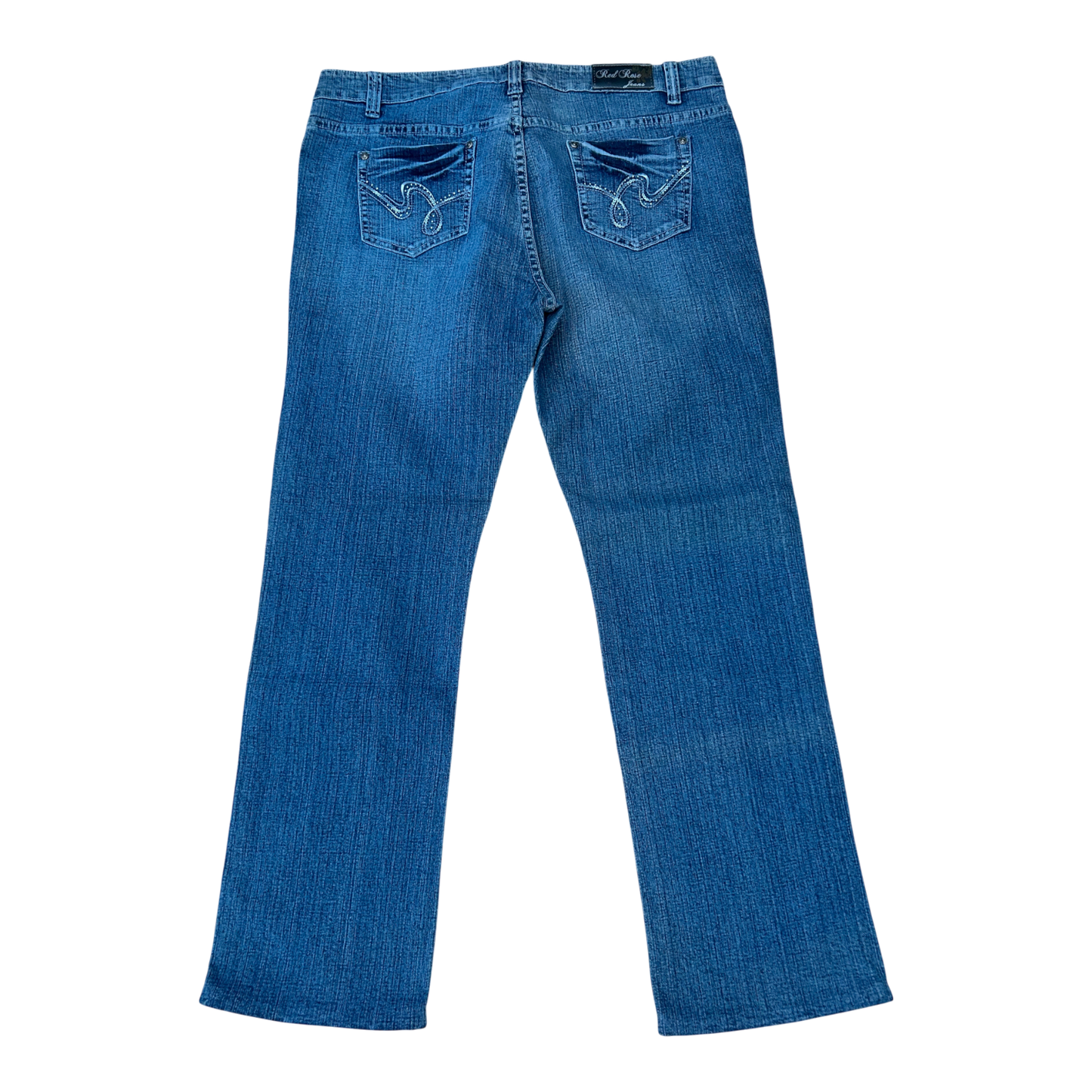Red Rose Jeans Damen Gr 46 Blau Stretch Bootcut Denim Baumwolle Elegant Chic